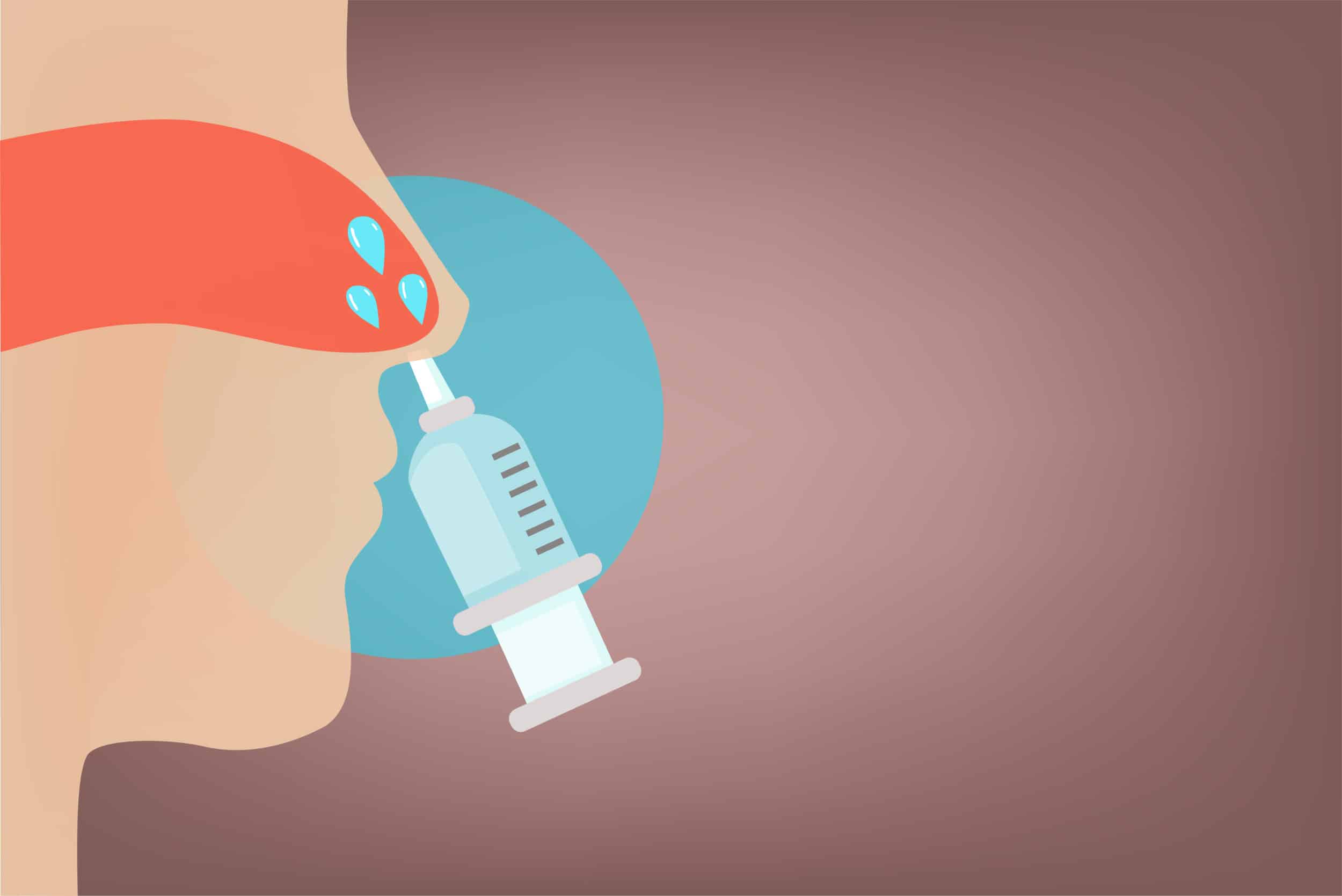 Clean dirt from your nose,spray the saline into the nose.
